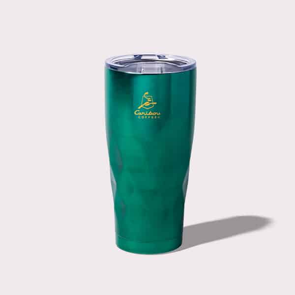 Vacation Vibes Cold Drink Cup 20oz w/Straw - Yellow - Caribou Coffee